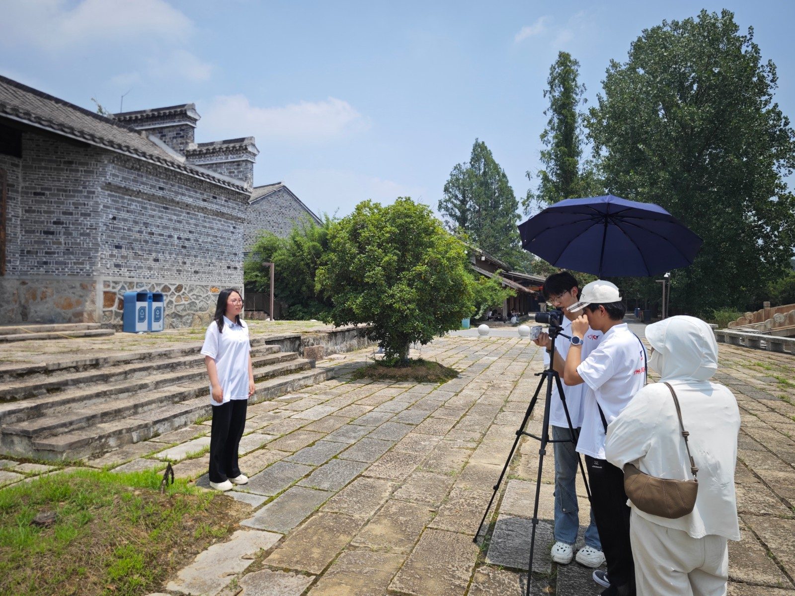 重走长征路，薪火永相传——yl23455永利集团红色建筑寻访实践团赴红色李巷开展暑期社会实践